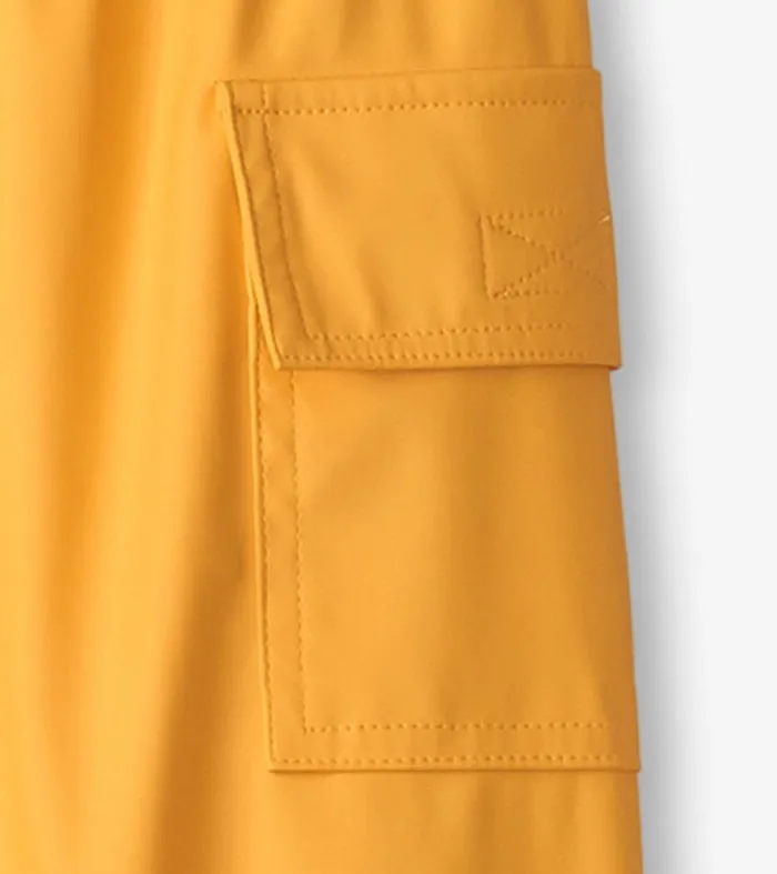Rainwear GirlsBoys Hatley Yellow Rain Pants