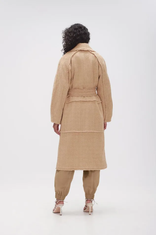 Rebellion Coat Taupe Grey Women Aje Blazers Jackets 038 Coats
