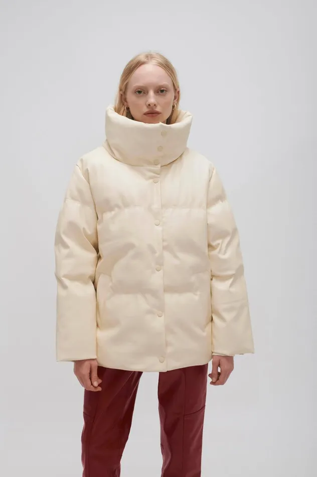 Roamer Puffer Jacket Light Sandstone Beige Women Aje Blazers Jackets 038 Coats