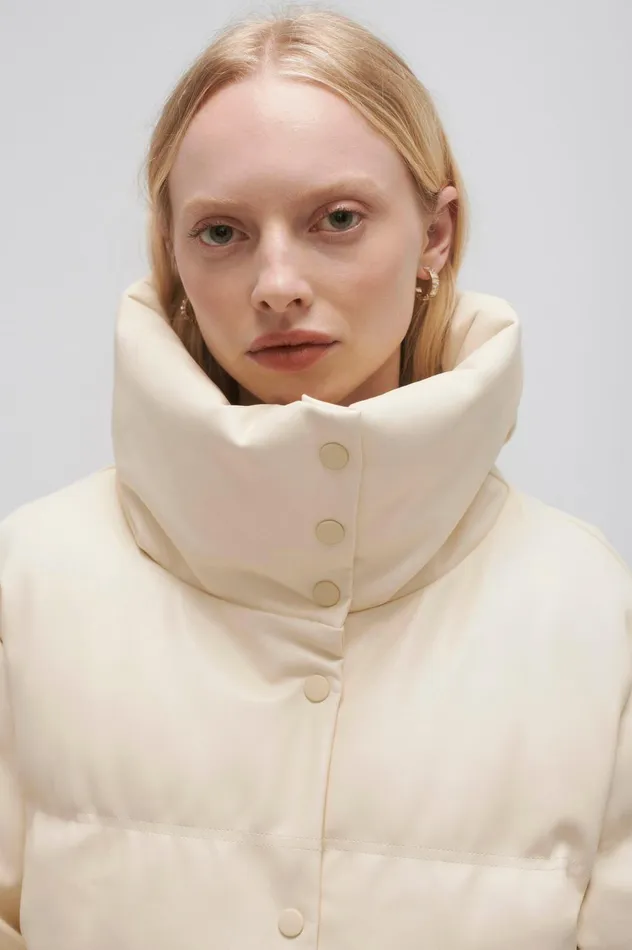 Roamer Puffer Jacket Light Sandstone Beige Women Aje Blazers Jackets 038 Coats