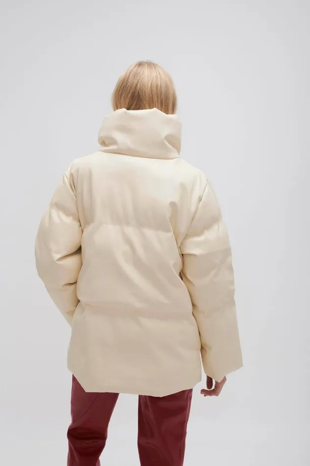 Roamer Puffer Jacket Light Sandstone Beige Women Aje Blazers Jackets 038 Coats