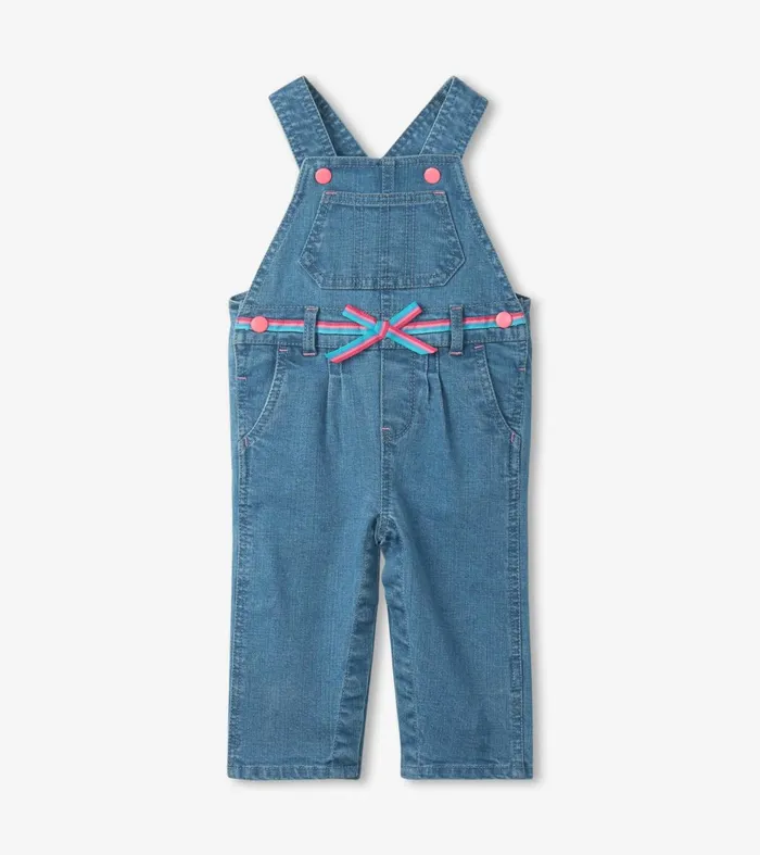 Rompers Baby and Toddler Hatley Baby Spring Blue Denim Overalls