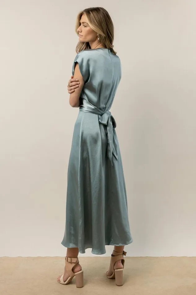 Rosalind Midi Dress In Blue Blue Women Bohme Dresses