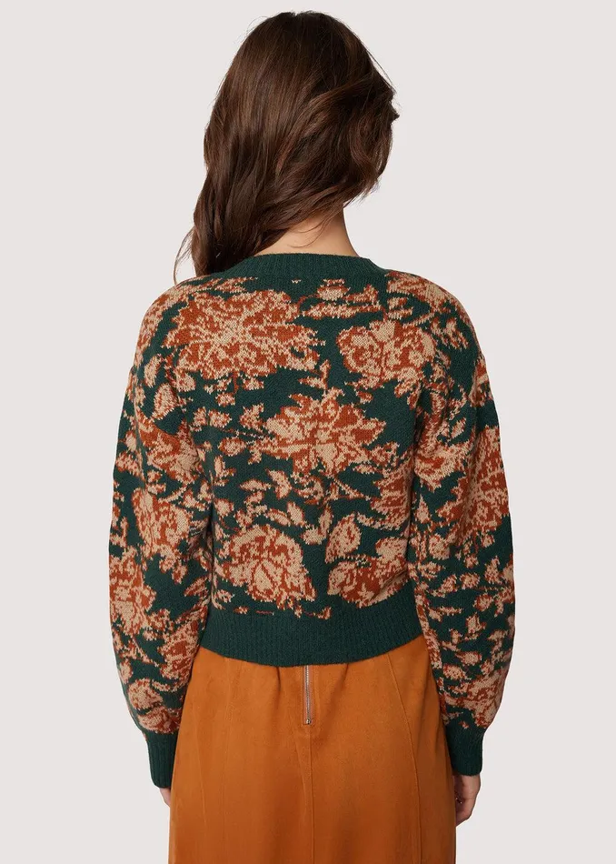 Rosetta Cardigan Greenmulti Women Lost Wander Sweaters