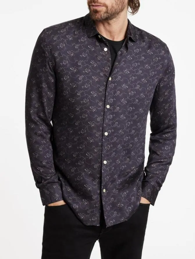 ROSS SHIRT Black Clothing John Varvatos Shirts