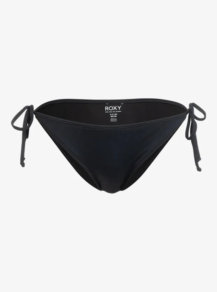 Roxy Bikini Bottoms Beach Classics Tie Side Solid Bikini Bottoms Anthracite 8211 Women Roxy Bikini Bottoms Beach Classics Tie Side Solid Bikini Bottoms Anthracite 8211 Women