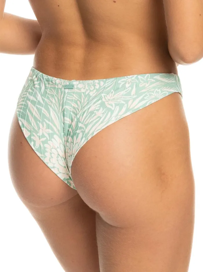 Roxy Bikinis Rib Roxy Love The Baja Cheeky Bikini Bottoms Blue Surf Planao Apparel 8211 Women