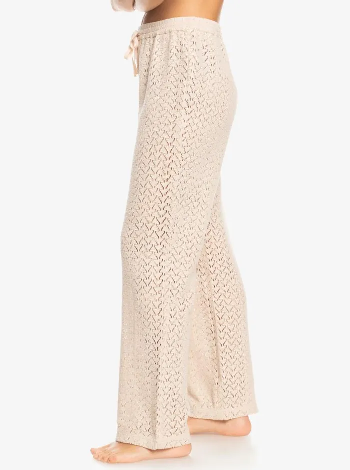 Roxy Cover Ups Mood Moving Beach Trousers Tapioca 8211 Women Roxy Cover Ups Mood Moving Beach Trousers Tapioca 8211 Women