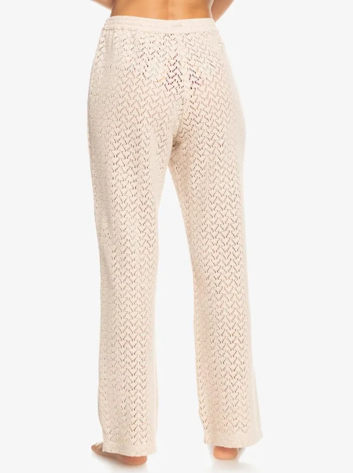Roxy Cover Ups Mood Moving Beach Trousers Tapioca 8211 Women Roxy Cover Ups Mood Moving Beach Trousers Tapioca 8211 Women