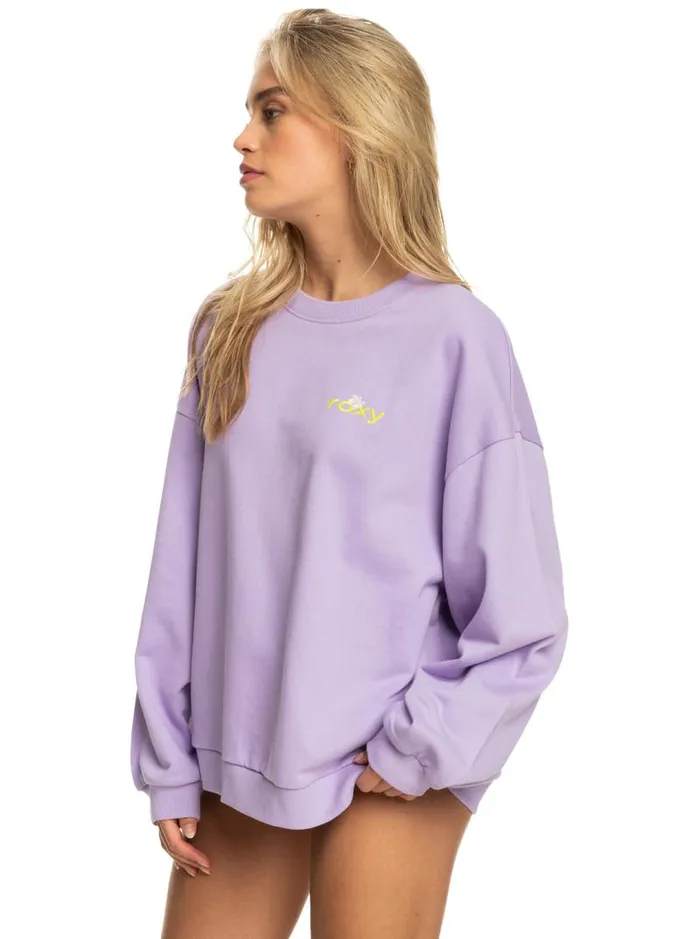 Roxy Fleece and Hoodies SurfKindKate Sweatshirt Purple Rose 8211 Women Roxy Fleece and Hoodies SurfKindKate Sweatshirt Purple Rose 8211 Women