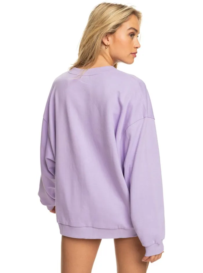Roxy Fleece and Hoodies SurfKindKate Sweatshirt Purple Rose 8211 Women Roxy Fleece and Hoodies SurfKindKate Sweatshirt Purple Rose 8211 Women