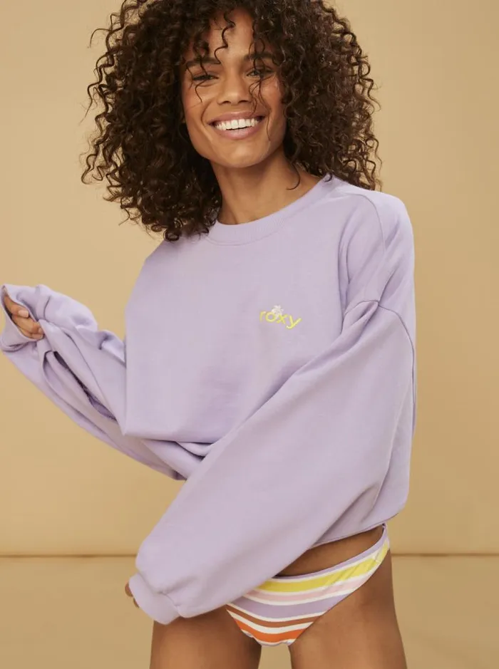 Roxy Fleece and Hoodies SurfKindKate Sweatshirt Purple Rose 8211 Women Roxy Fleece and Hoodies SurfKindKate Sweatshirt Purple Rose 8211 Women