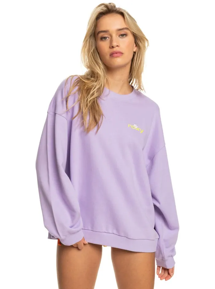 Roxy Fleece and Hoodies SurfKindKate Sweatshirt Purple Rose 8211 Women Roxy Fleece and Hoodies SurfKindKate Sweatshirt Purple Rose 8211 Women