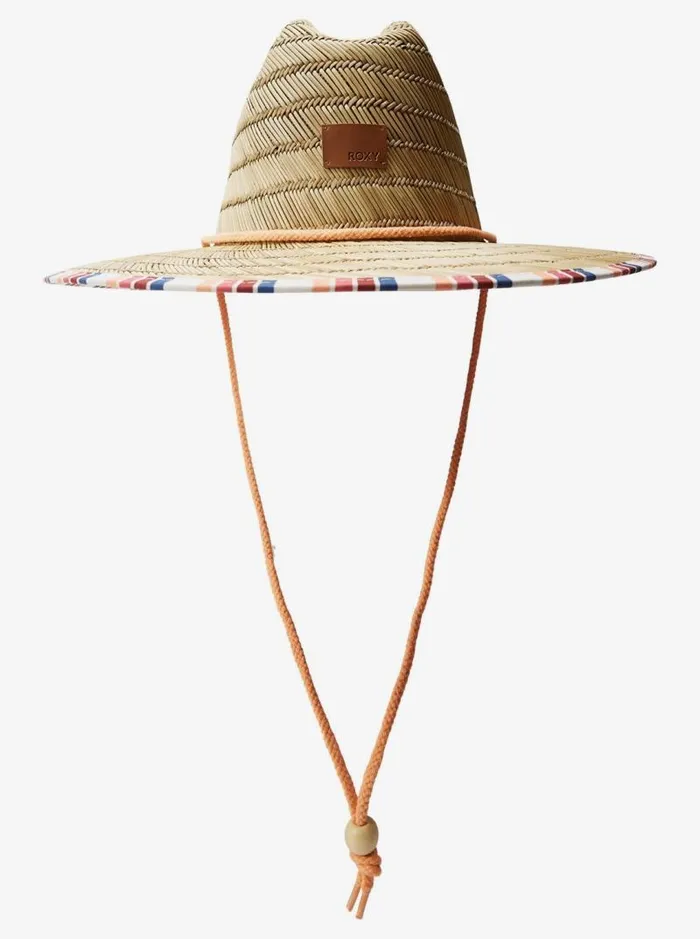 Roxy Hats Tomboy Straw Hat Snow White Confi Stripe 8211 Women