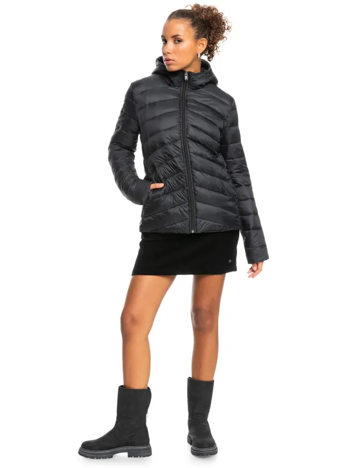 Roxy Jackets Coast Road Hooded Jackets Anthracite 8211 Women Roxy Jackets Coast Road Hooded Jackets Anthracite 8211 Women