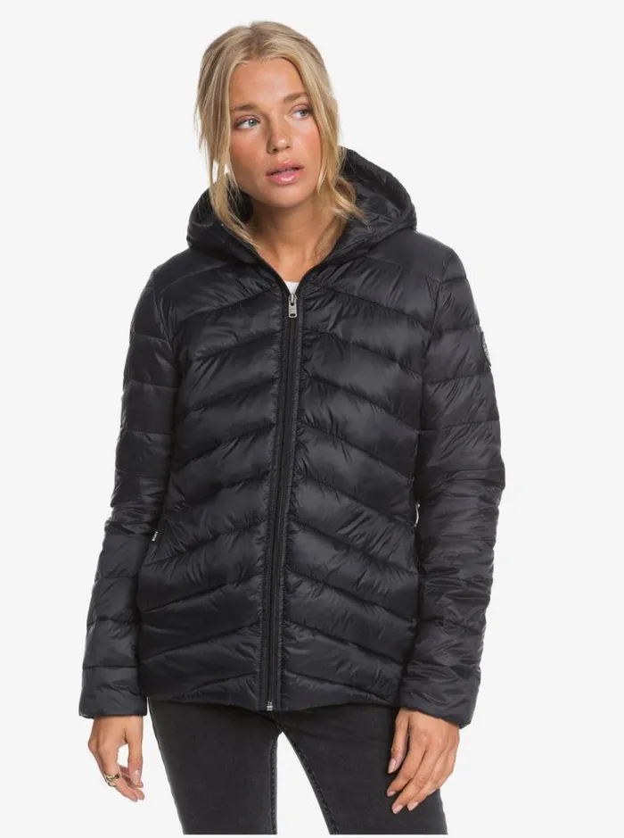 Roxy Jackets Coast Road Hooded Jackets Anthracite 8211 Women Roxy Jackets Coast Road Hooded Jackets Anthracite 8211 Women
