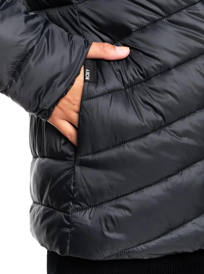 Roxy Jackets Coast Road Hooded Jackets Anthracite 8211 Women Roxy Jackets Coast Road Hooded Jackets Anthracite 8211 Women