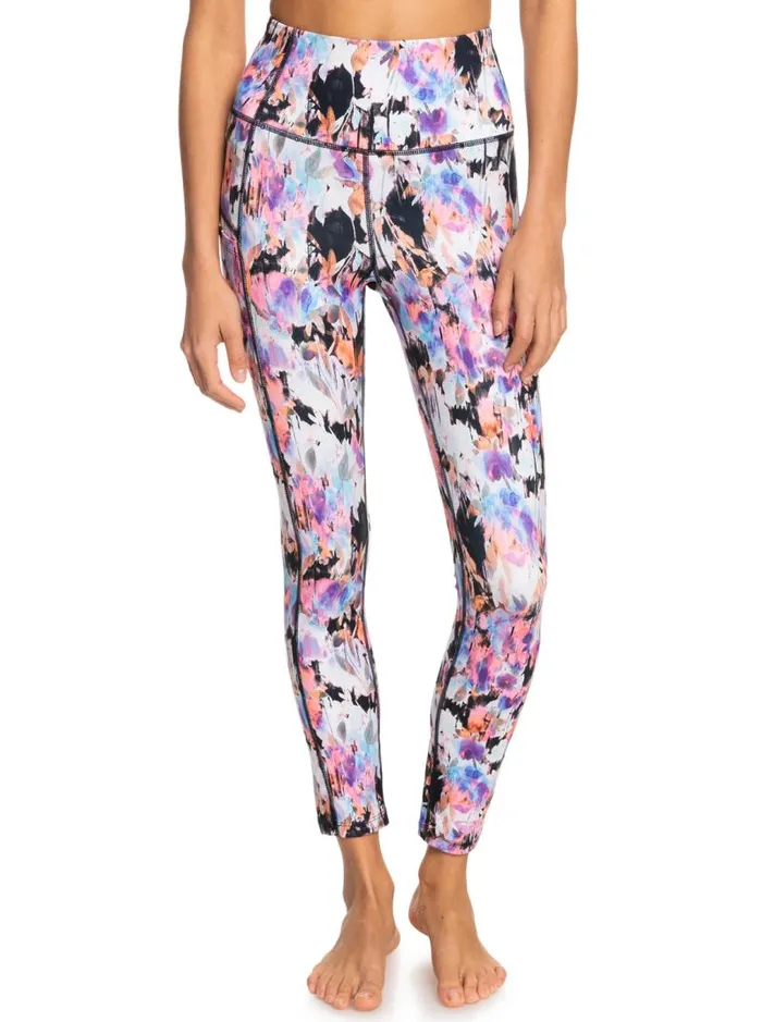 Roxy Pants and Jeans Heart Into It Technical Leggings Anthracite Tenderness 8211 Women