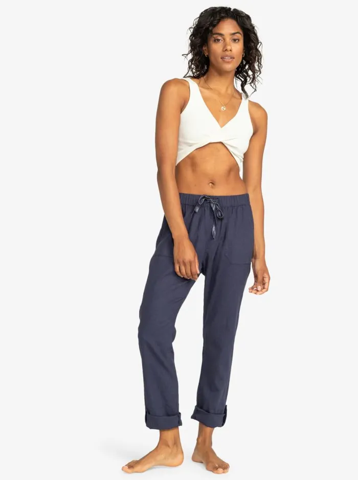 Roxy Pants and Jeans On The Seashore Cargo Pants Mood Indigo 8211 Women Roxy Pants and Jeans On The Seashore Cargo Pants Mood Indigo 8211 Women