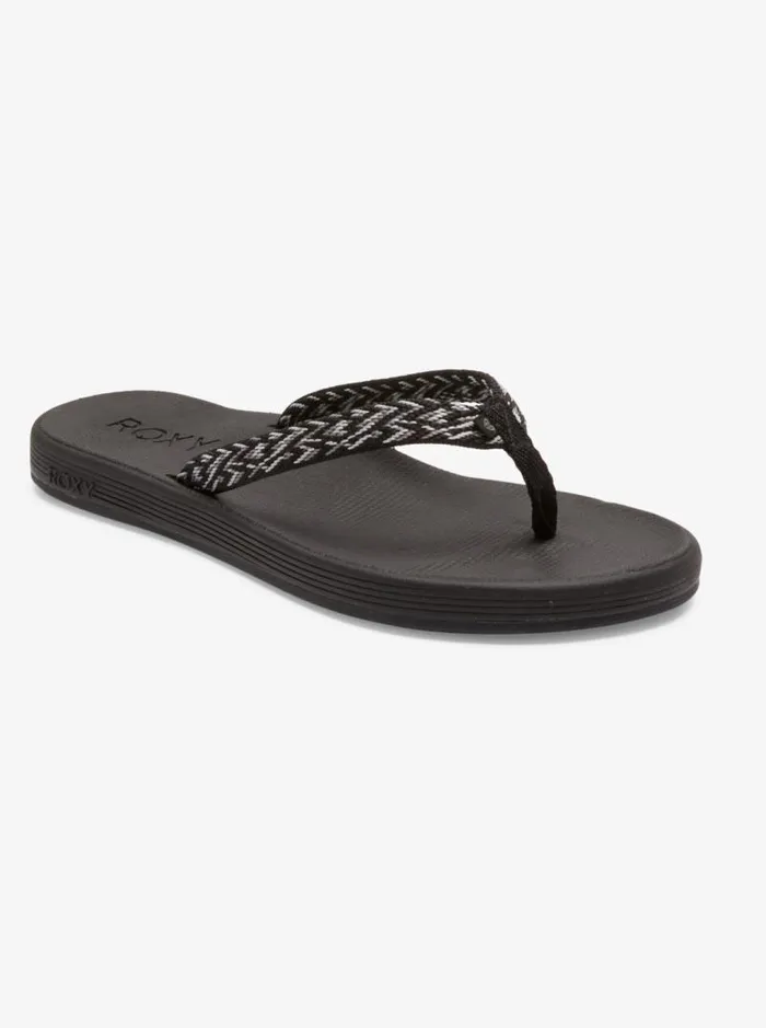 Roxy Sandals Clemente FlipFlops Anthraciteblack 8211 Women