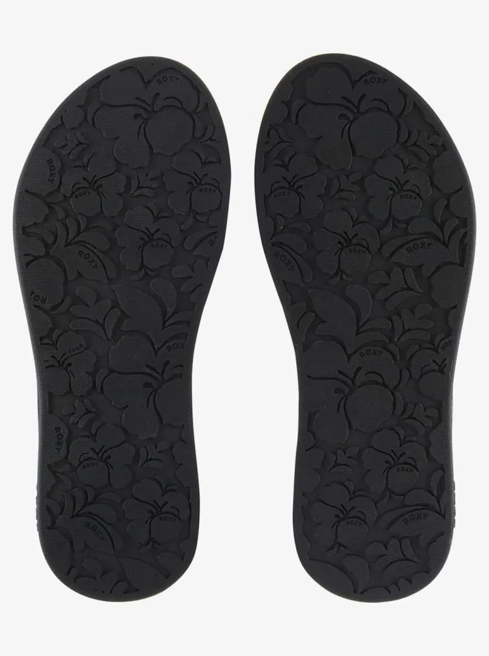 Roxy Sandals Clemente FlipFlops Anthraciteblack 8211 Women Roxy Sandals Clemente FlipFlops Anthraciteblack 8211 Women