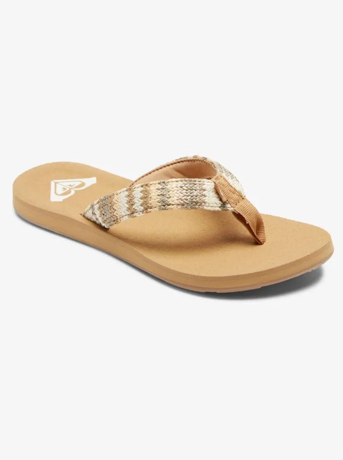 Roxy Sandals Porto Raffia FlipFlops Fall Leaf Multi 8211 Women Roxy Sandals Porto Raffia FlipFlops Fall Leaf Multi 8211 Women