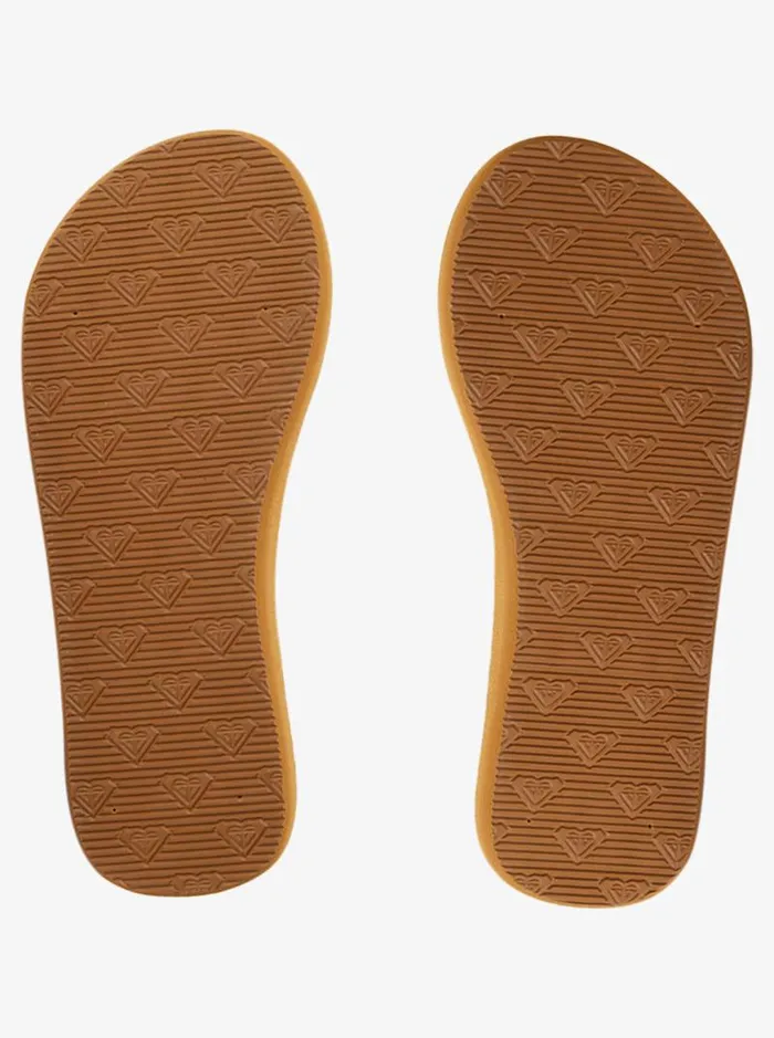 Roxy Shoes and Sandals Girl039s 416 Costas FlipFlops White 8211 Kids