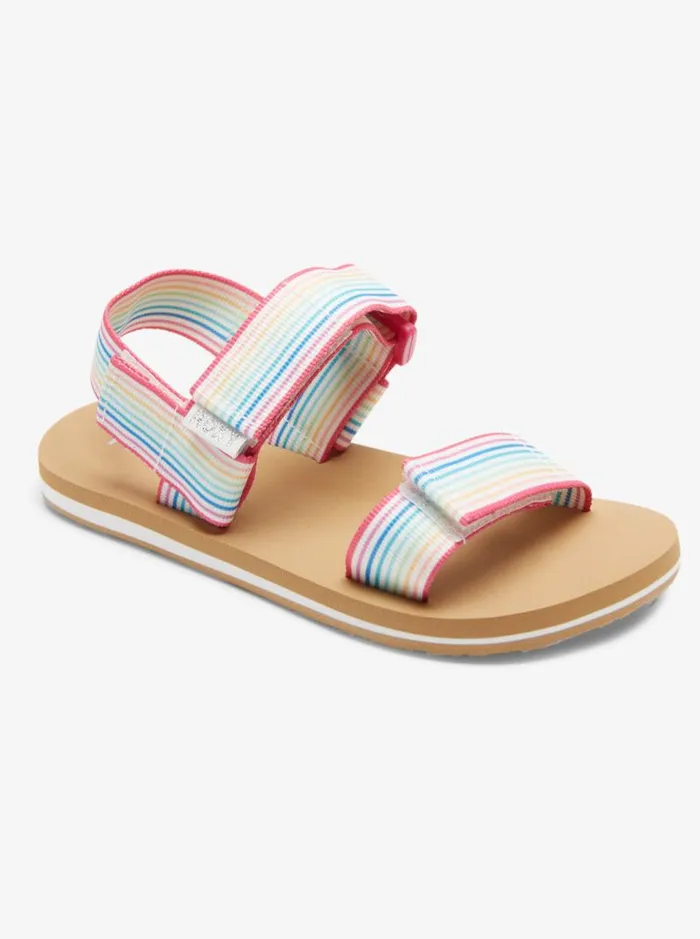 Roxy Shoes and Sandals Girl039s 416 Roxy Cage Sandals Whitemulti 8211 Kids