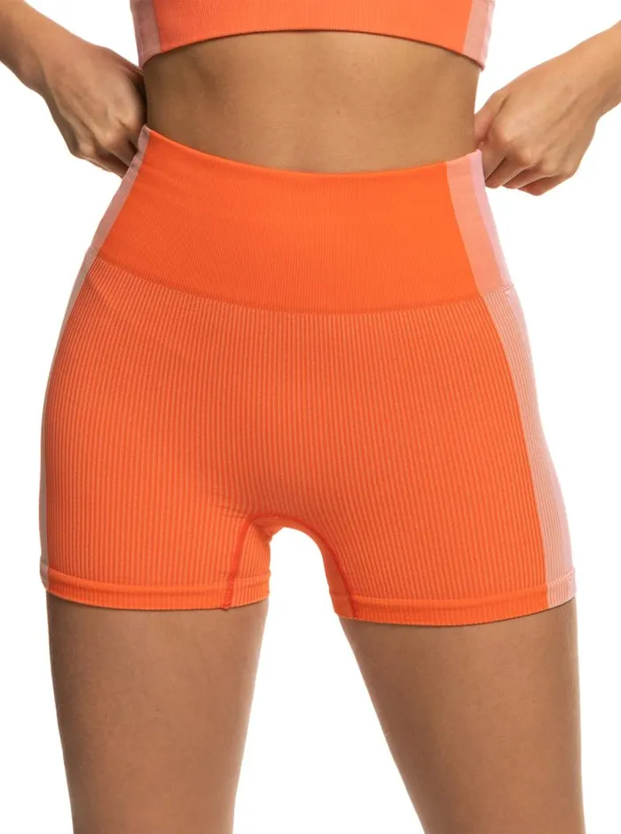 Roxy Shorts Chill Out Seamless Bike Shorts Tigerlily 8211 Women