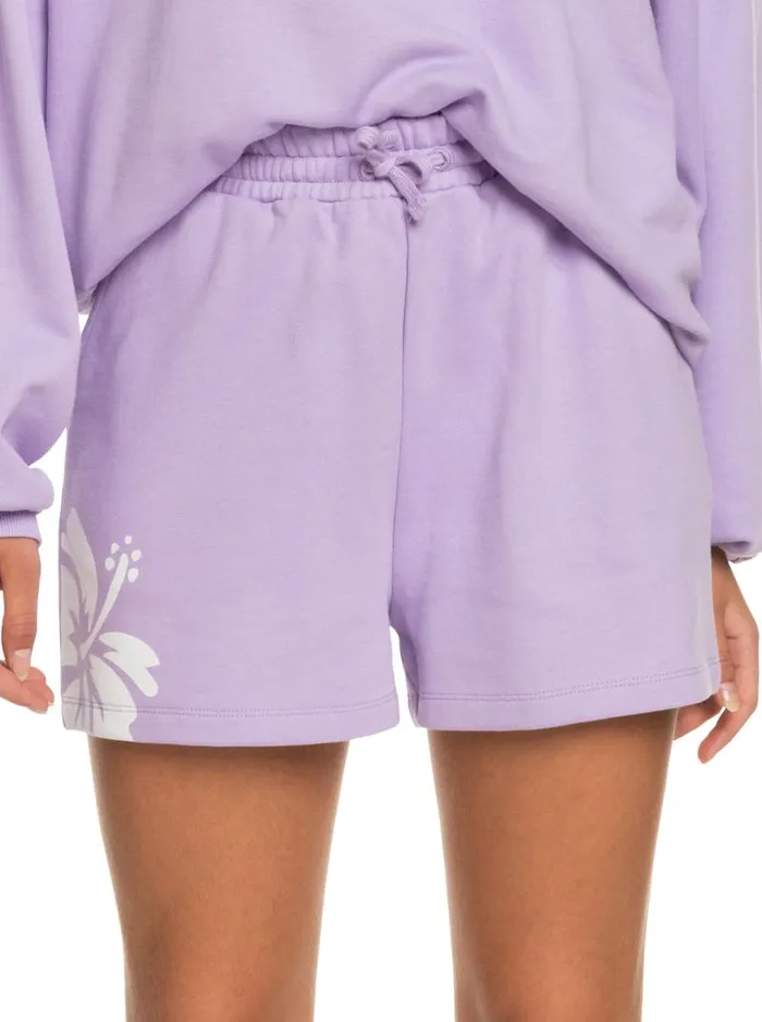 Roxy Shorts SurfKindKate Sweat Shorts Purple Rose 8211 Women