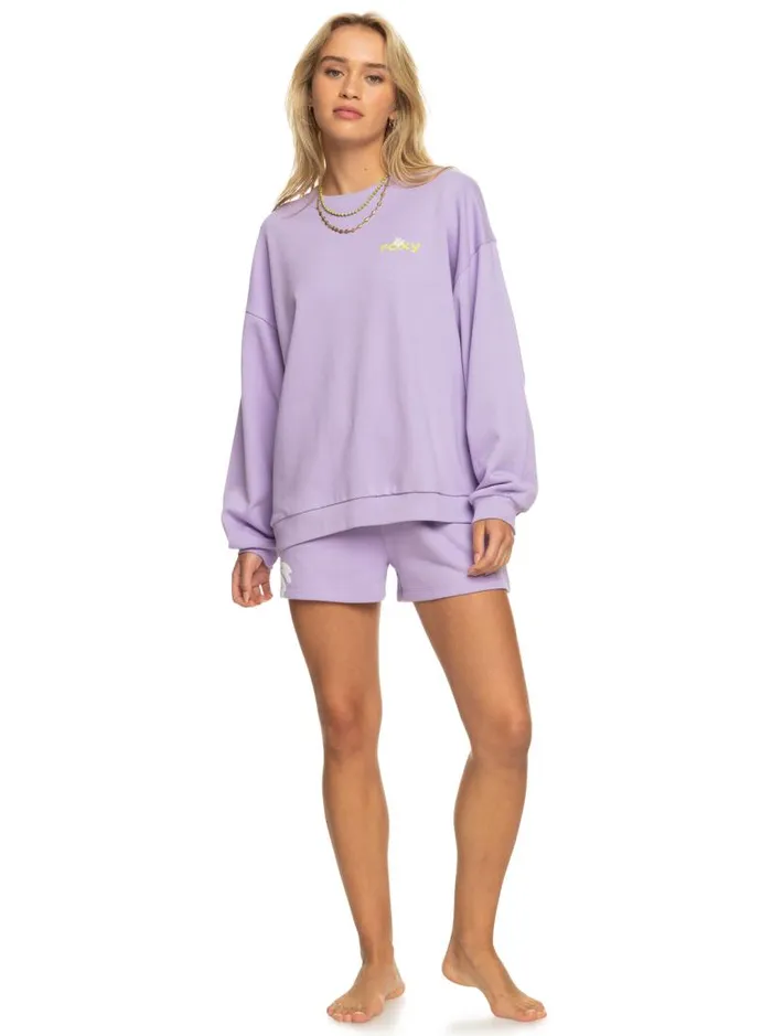 Roxy Shorts SurfKindKate Sweat Shorts Purple Rose 8211 Women