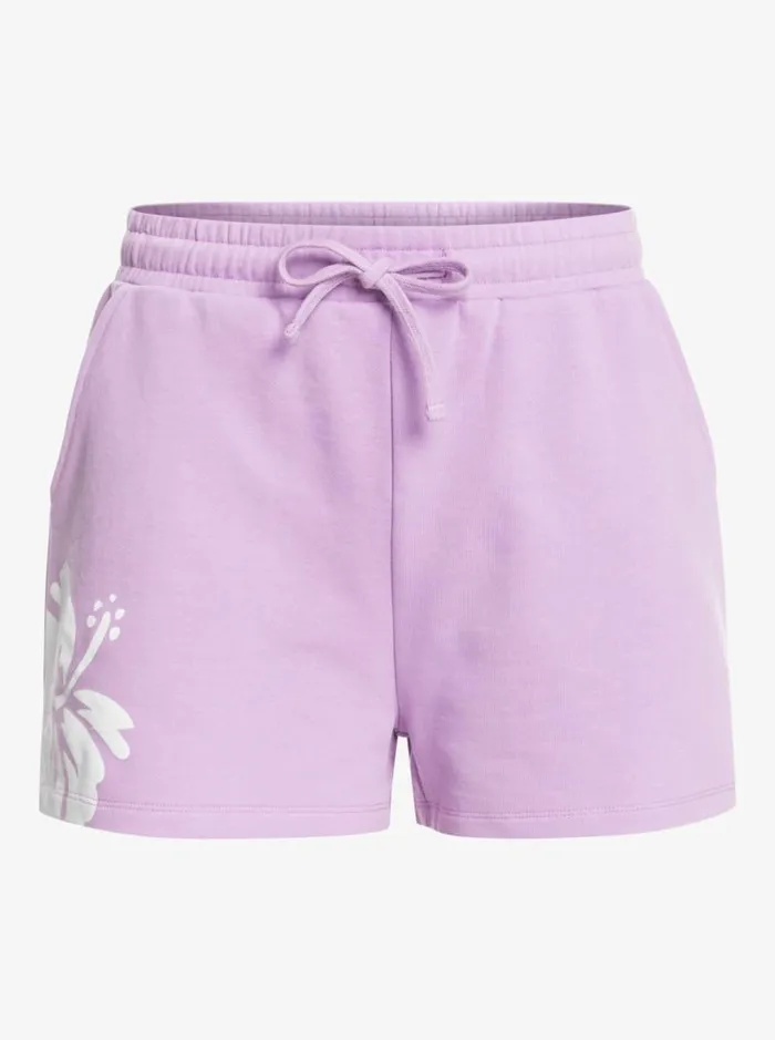 Roxy Shorts SurfKindKate Sweat Shorts Purple Rose 8211 Women