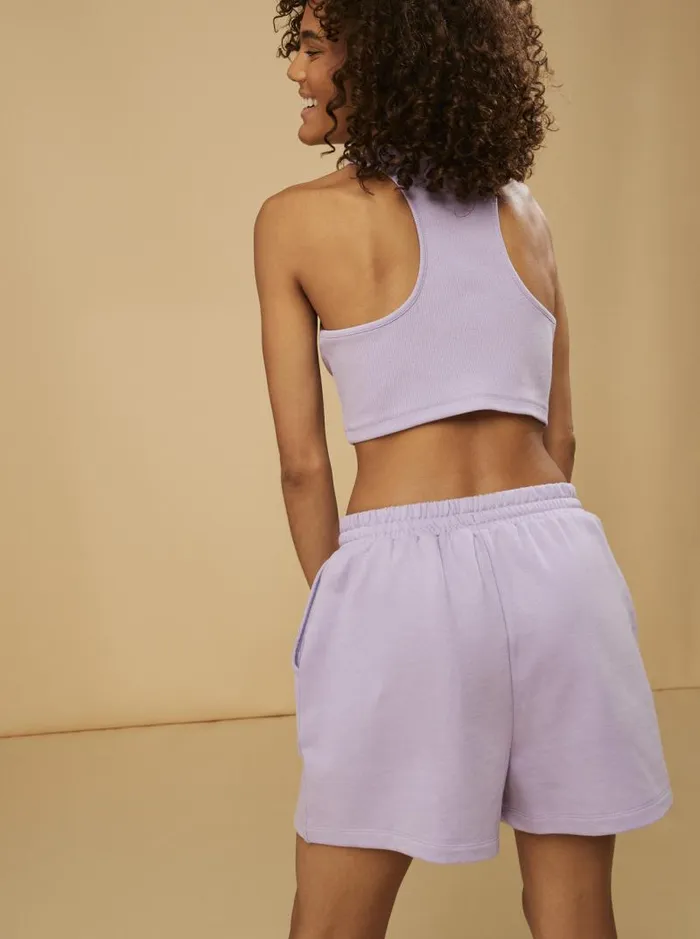 Roxy Shorts SurfKindKate Sweat Shorts Purple Rose 8211 Women