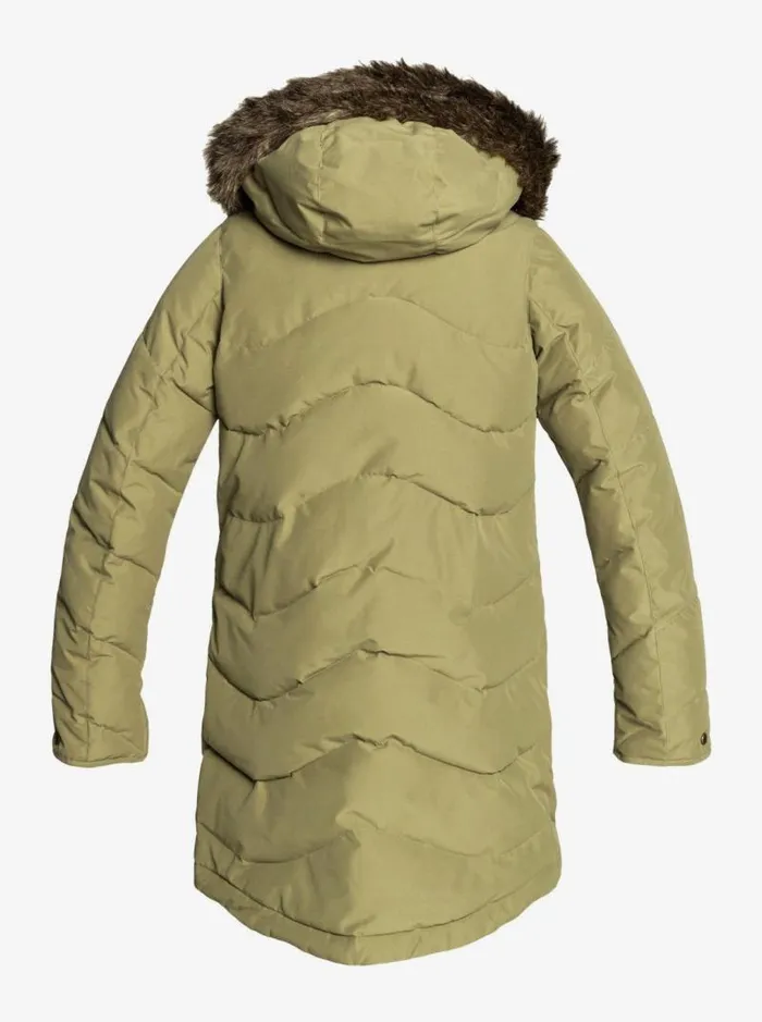Roxy Snow Jackets Ellie Cold Weather Jacket Burnt Olive 8211 Women