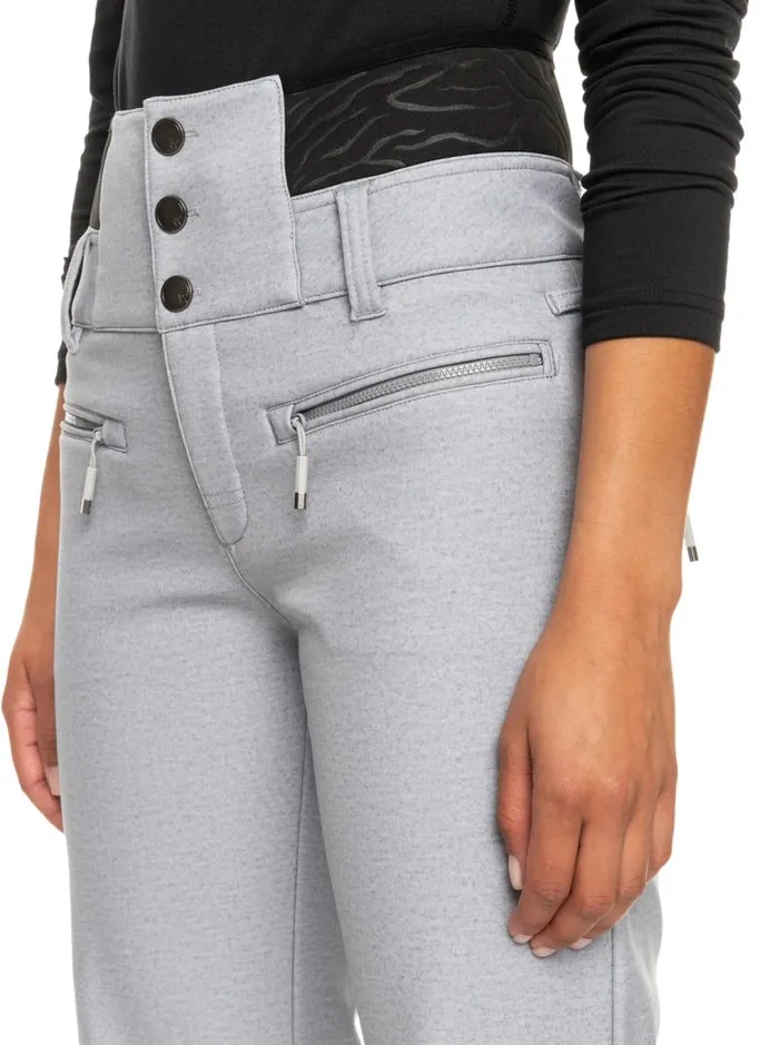 Roxy Snow Pants Rising High Shell Snow Pants Heather Grey 8211 Women Roxy Snow Pants Rising High Shell Snow Pants Heather Grey 8211 Women