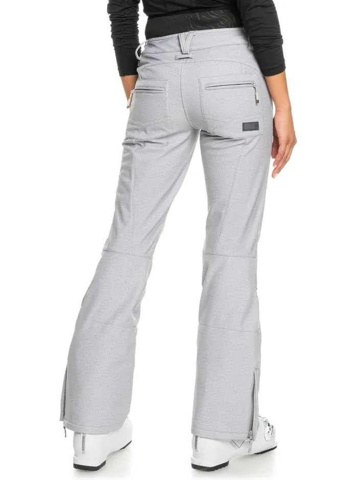 Roxy Snow Pants Rising High Shell Snow Pants Heather Grey 8211 Women Roxy Snow Pants Rising High Shell Snow Pants Heather Grey 8211 Women
