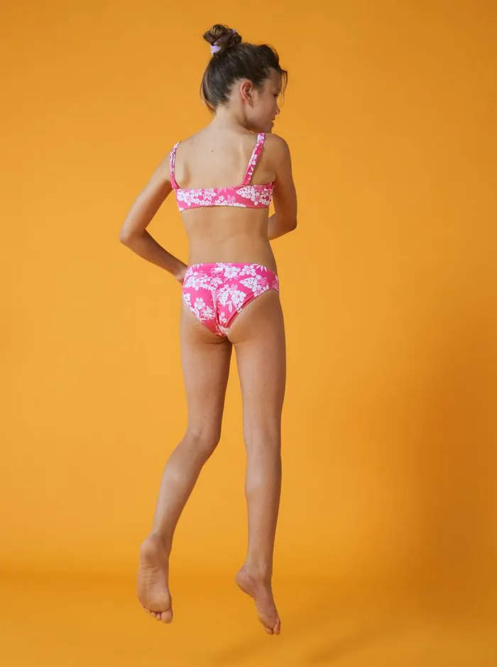 Roxy Swim Girl039s 416 Aloha Spirit Two Piece Bralette Bikini Set For Girls Shocking Pink Hello Aloha Smal 8211 Kids Roxy Swim Girl039s 416 Aloha Spirit Two Piece Bralette Bikini Set For Girls Shocking Pink Hello Aloha Smal 8211 Kids
