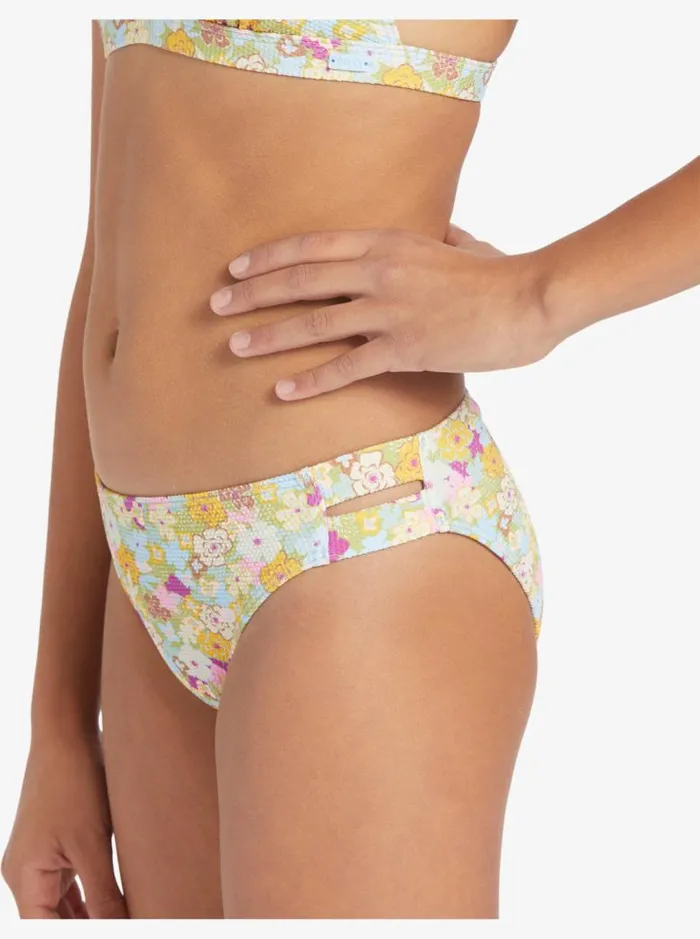 Roxy Swim Girl039s 716 Nostalgic Seaside Two Piece Triangle Bikini Set Fern Memories 8211 Kids