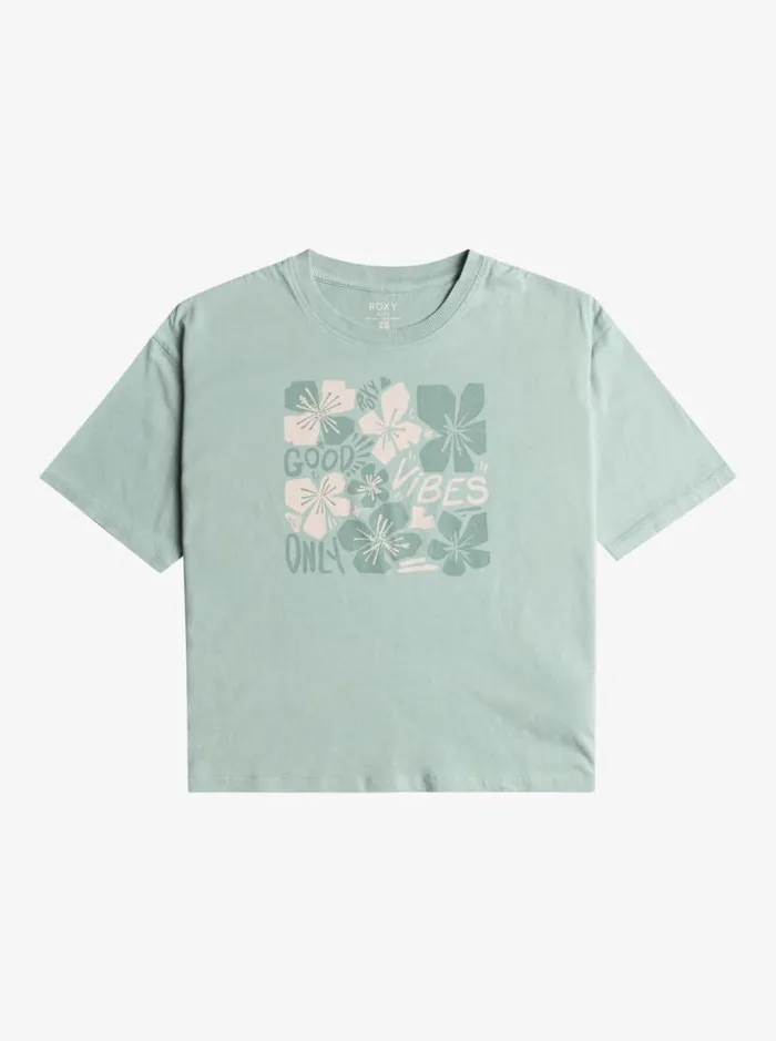 Roxy Tees and Tanks Girl039s 416 Sun For All Seasons C TShirt Blue Surf 8211 Kids