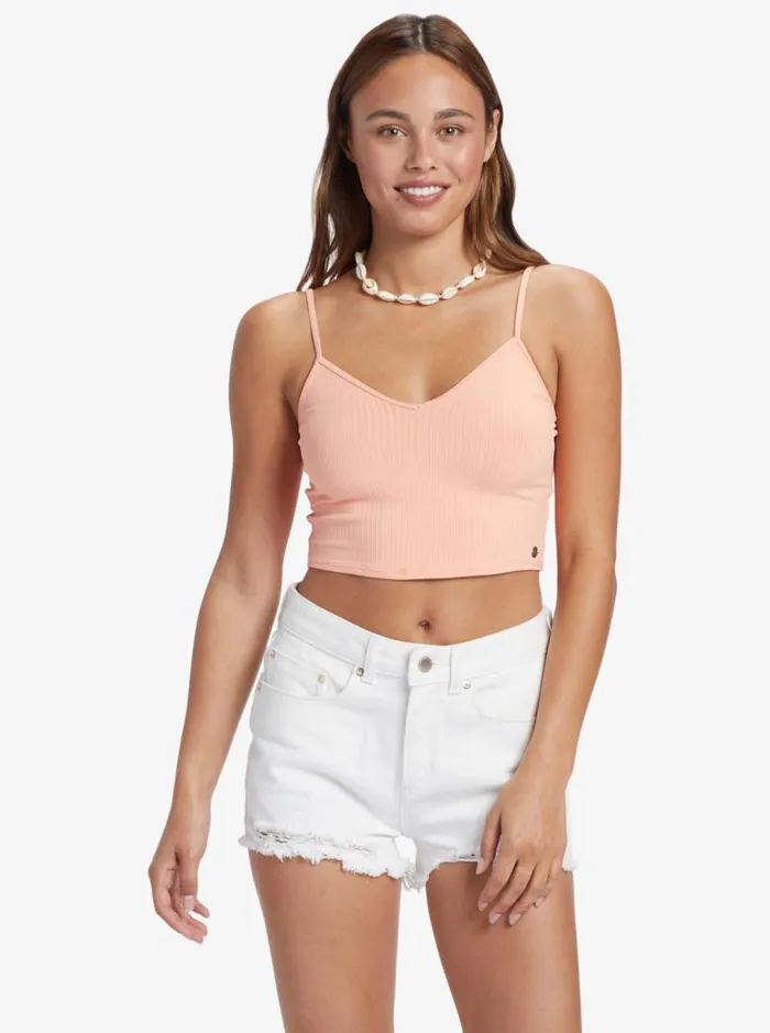 Roxy Tees and Tanks Roxy Brami Strappy Top Papaya Punch 8211 Women