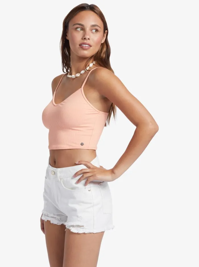 Roxy Tees and Tanks Roxy Brami Strappy Top Papaya Punch 8211 Women Roxy Tees and Tanks Roxy Brami Strappy Top Papaya Punch 8211 Women
