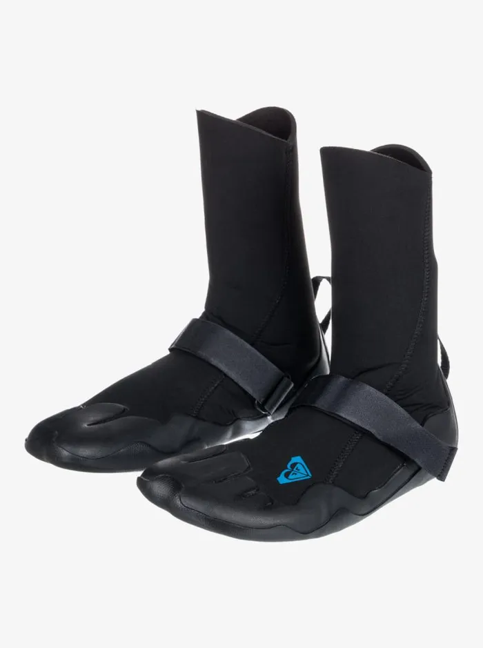 Roxy Wetsuits 3mm Swell Round Toe Wetsuit Boots True Black 8211 Women