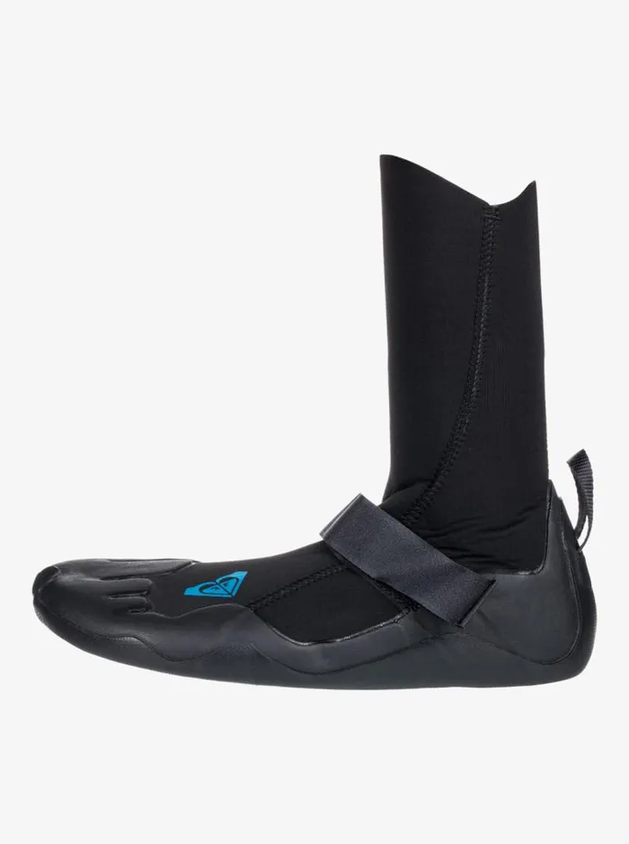 Roxy Wetsuits 3mm Swell Round Toe Wetsuit Boots True Black 8211 Women Roxy Wetsuits 3mm Swell Round Toe Wetsuit Boots True Black 8211 Women