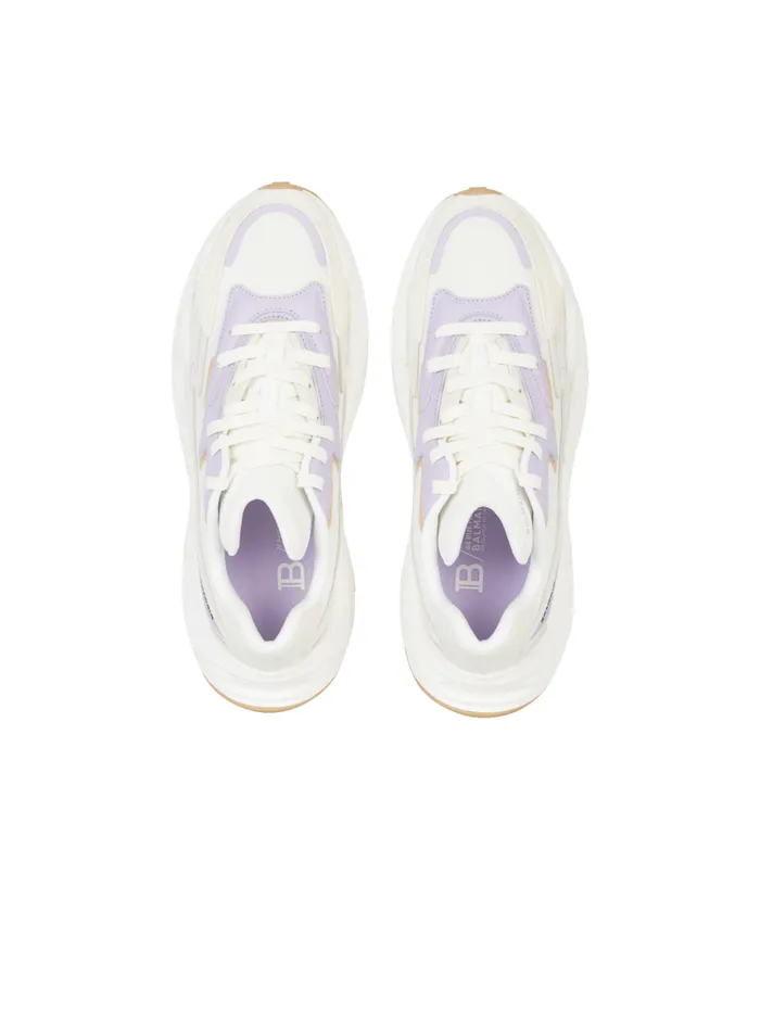 RunRow Leather Sneakers Beige Women Balmain Sneakers