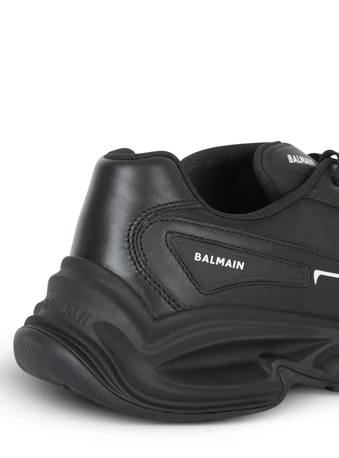 RunRow Leather Sneakers Black Women Balmain Sneakers