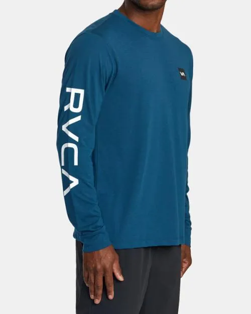 Rvca 2X Long Sleeve Tee Marine SportMen Tees and Tanks