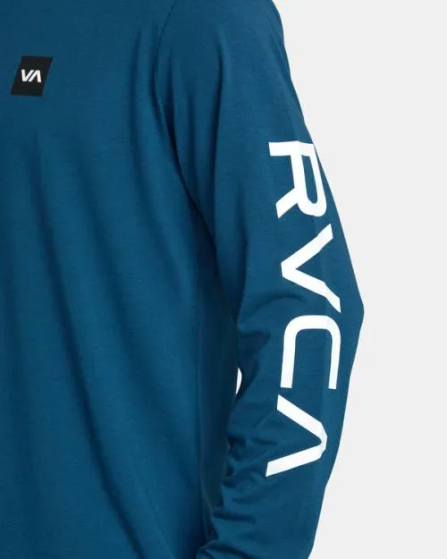 Rvca 2X Long Sleeve Tee Marine SportMen Tees and Tanks