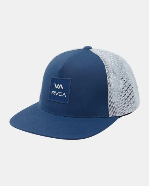 Rvca All The Way Tech Trucker Hat Slate Men Hats and Beanies