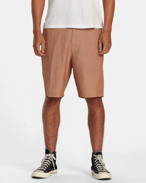 Rvca All Time Hemp Hybrid 19034 Shorts Camel Men Shorts and Hybrids