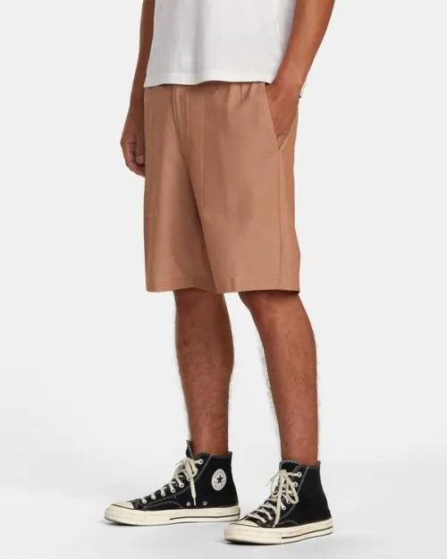 Rvca All Time Hemp Hybrid 19034 Shorts Camel Men Shorts and Hybrids